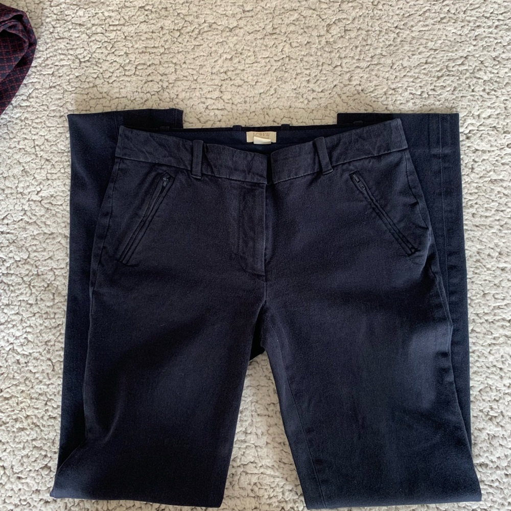 J. Crew Navy Blue Trousers